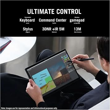 ASUS ROG Flow Z13 Gaming Laptop, AMD Ryzen AI MAX+ 395, 32 GB LPDDR5x RAM, 2 TB PCIe SSD, 13.4 2.5K (2560x1600) 180Hz Touchscreen, AMD Radeon 8060S Graphics, 1-Zone RGB Keyboard, W11 Pro, Off Black