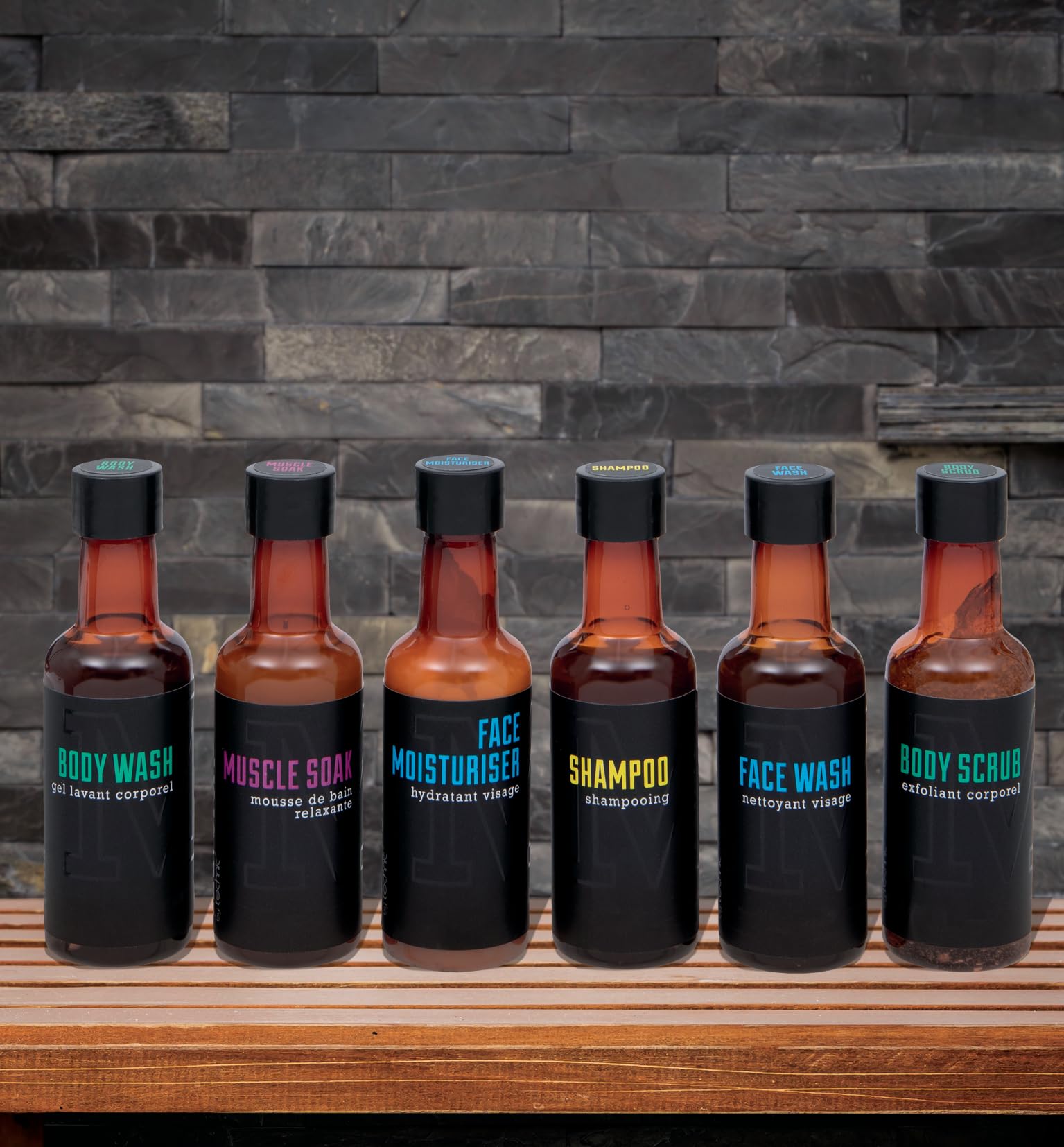 Man Stuff The 6 Pack Mens Shower & Body Wash Essential Toiletries Set including Caddy - Image 2