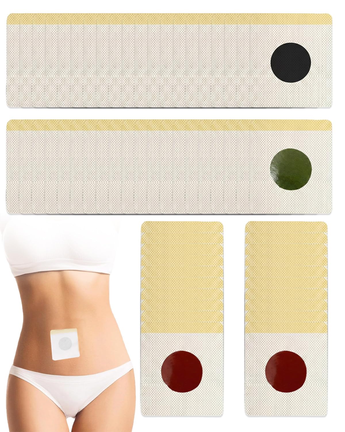 60 Stück Slimming Patch für Ganzen Körper, Abnehmen Schnell Fettverbrenner, Abnehmpflaster Gegen Bauchfett, Weight Loss Stoffwechsel Beschleunigen, Natürliche Inhaltsstoffe