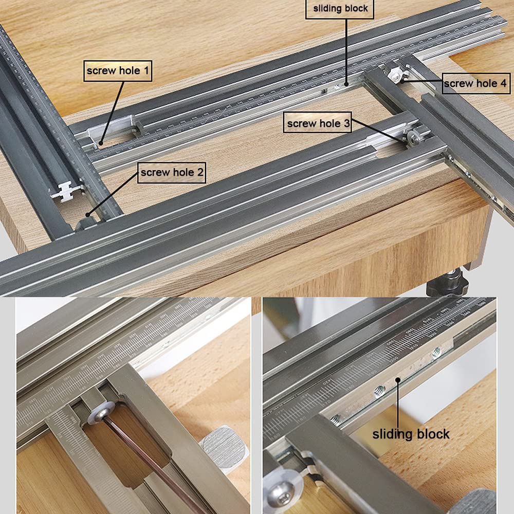 Trimming Machine Milling Grooving Engraving Guide Rail, Milling Slot Engraving Guide Rail - Image 4