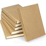 Dynta Hardcover Sketchbook Blank Notebook Bulk 6 Packs Unlined A5 Size 5.7”x8.3” 120 Sheets/240 Pages Premium Paper Sketch Pad for Drawing Books Art Supplies for Office School Travelers Journal