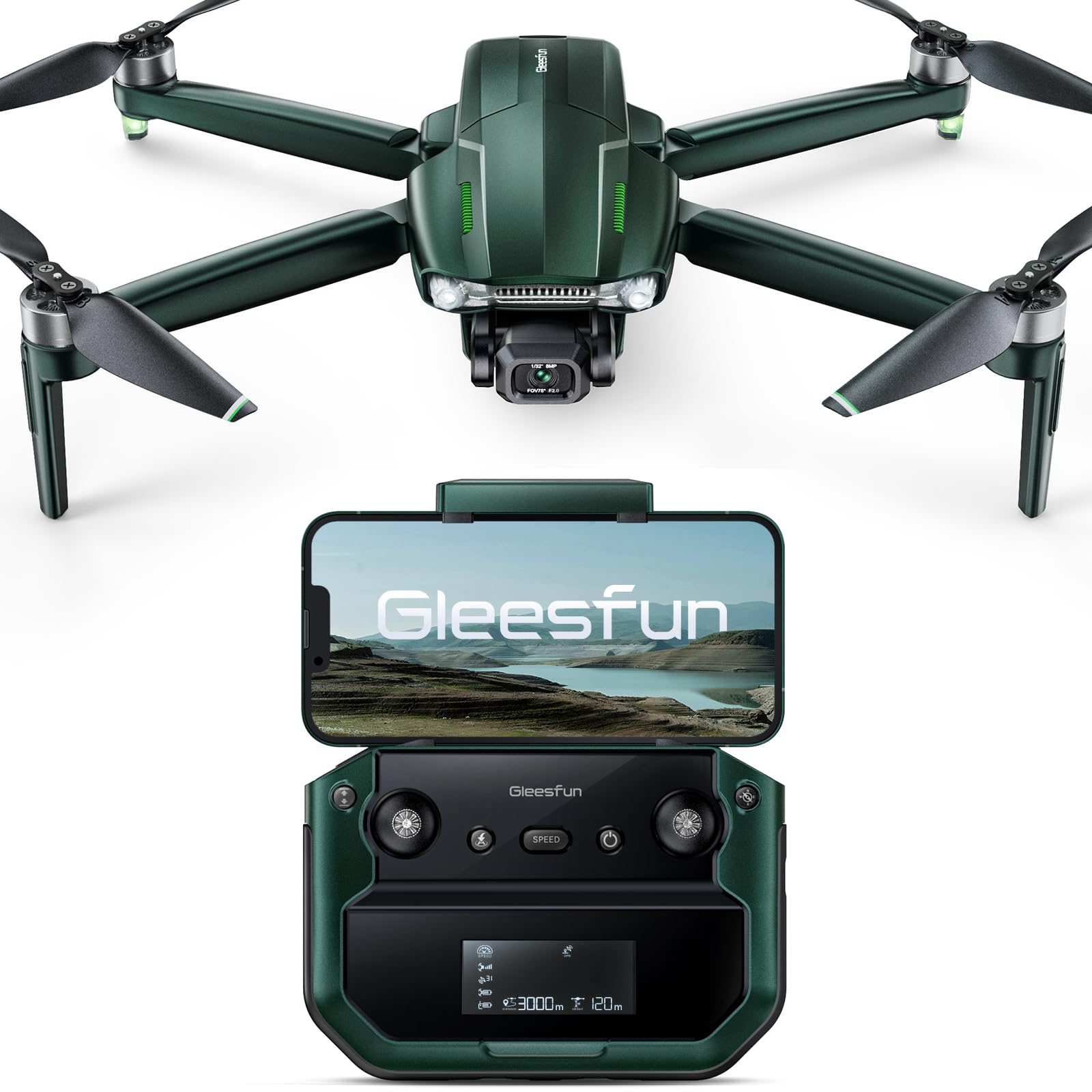 G11PRO 6K Drone with Camera for Adults, 4K/30fps Video, 70mins Flight Time with 3 Batteries, 3-Axis Brushless Gimbal, 10000ft Long Range, FAA compliance, Professional Drone with Auto Return