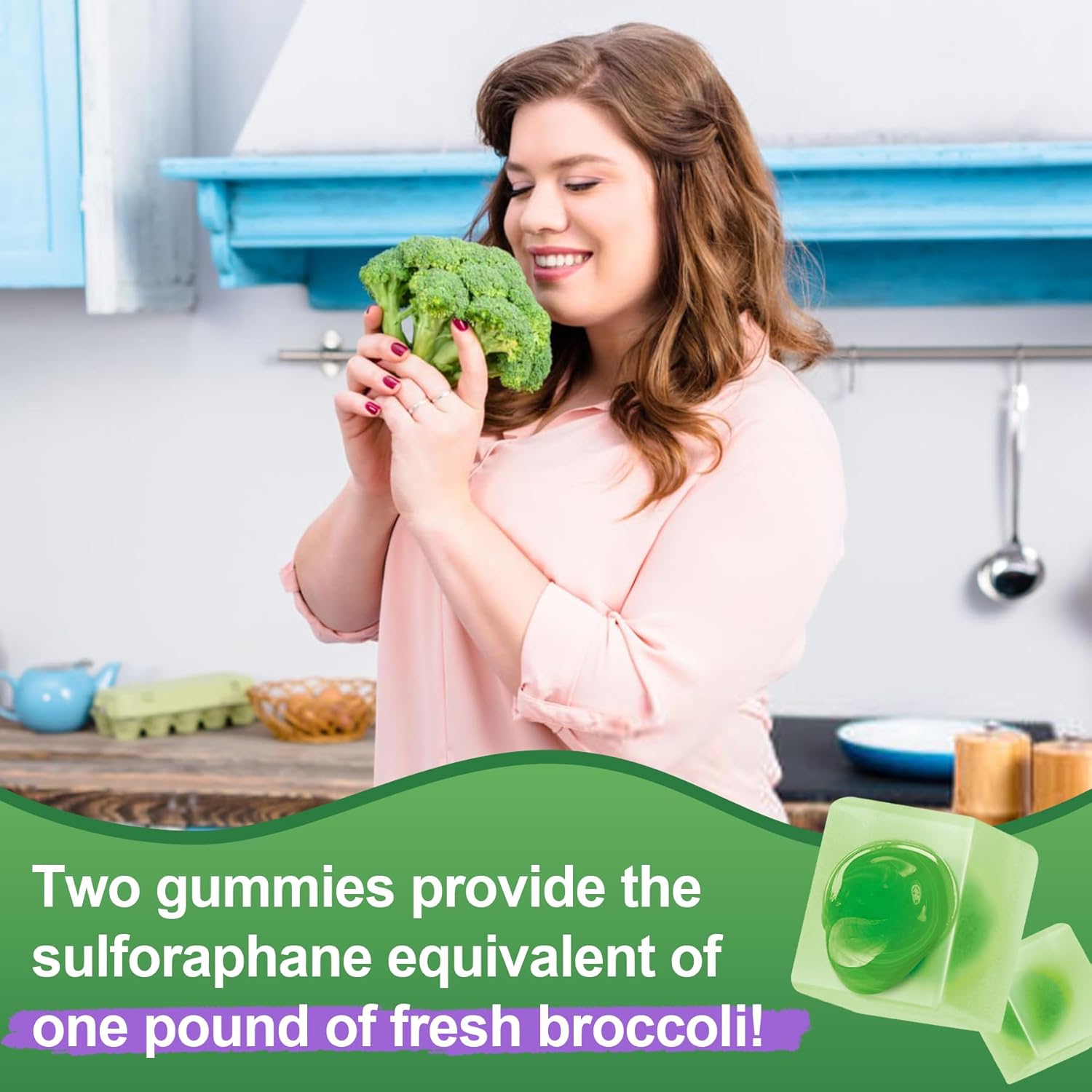 150mg Liposomal Sulforaphane Supplement from Broccoli Sprouts Extract - Sulforaphane with Myrosinase, Vitamin C, E | Broccoli Sprout Supplement for Antioxidant, Detox & Cellular Health | 60 Counts - Image 8