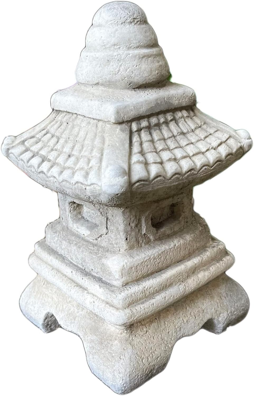 Darthome Japanese Pagoda Garden Ornament Antique Grey Zen Asian