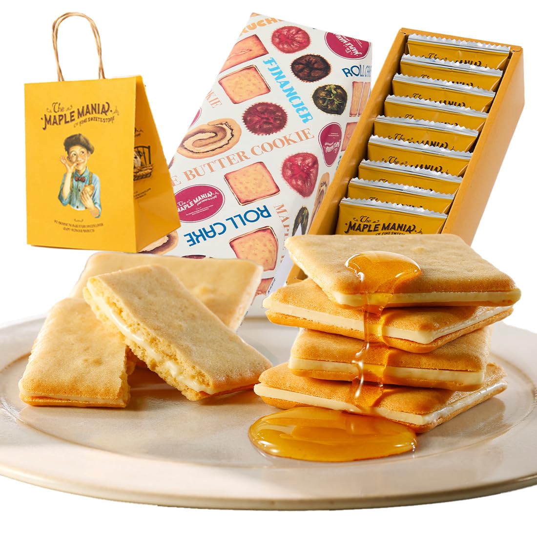 Amazon.co.jp: [ザ・メープルマニア] メープルバタークッキーお菓子