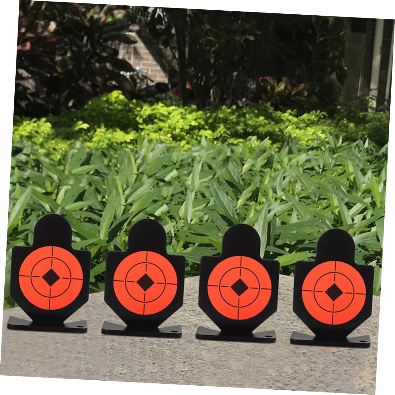 8pcs Steel Animal Shooting Targets Moving Target Set Metal Spinner Competition for Archery Practice