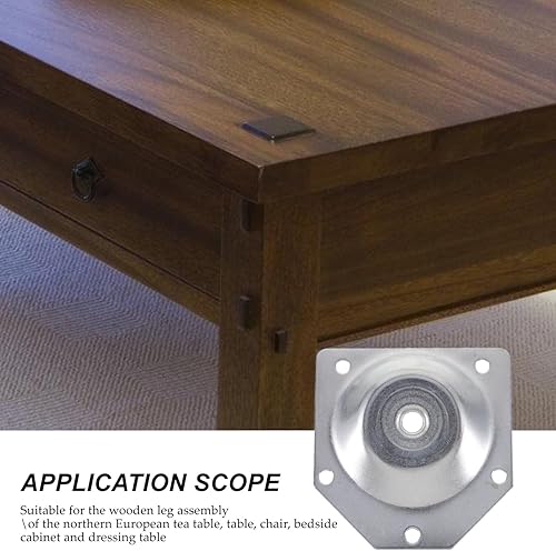 Miniatura 5 de DOITOOL Cojines fijos 4pcs almohadillas de conexión patas anguladas muebles pierna soporte ángulo accesorios