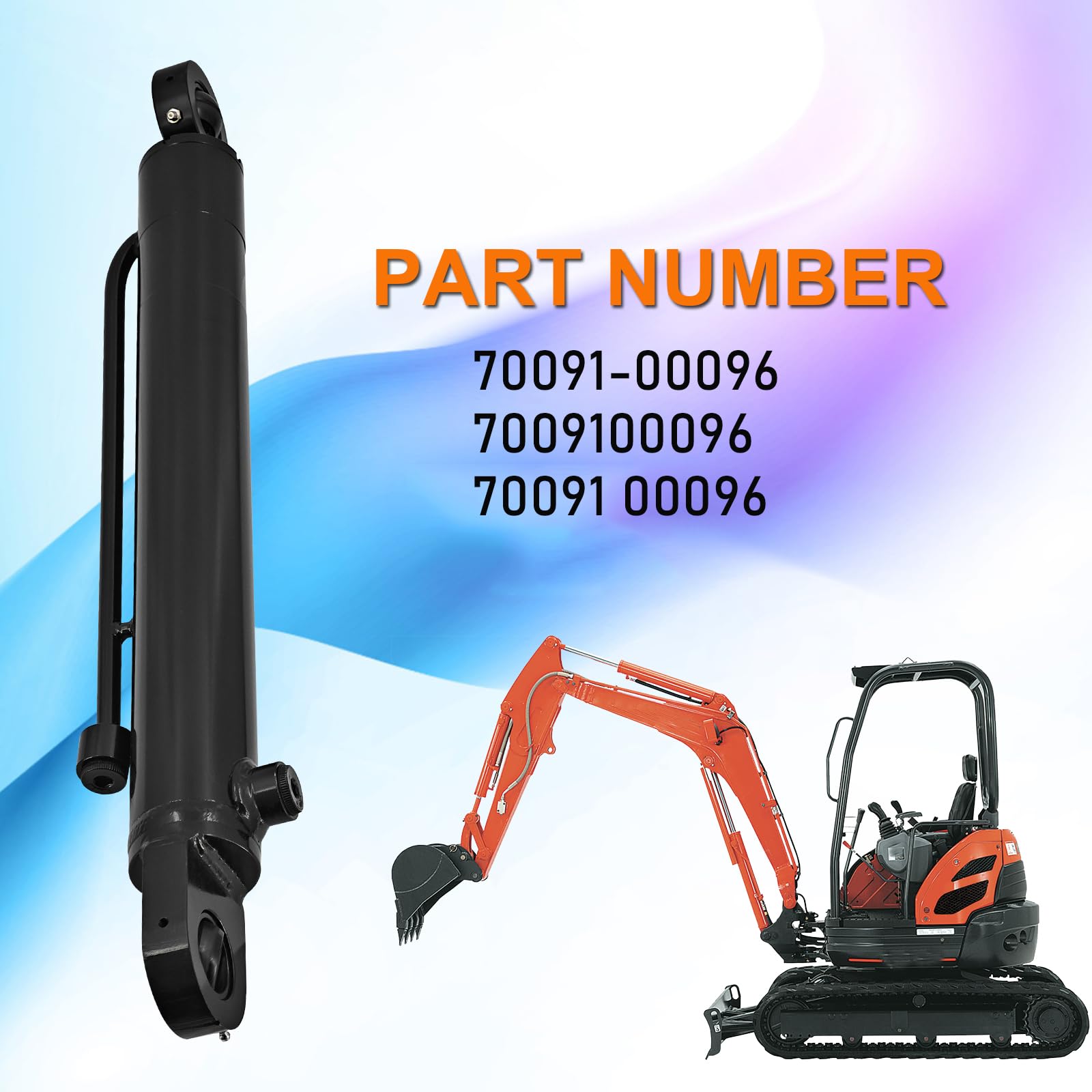 Amazon.com: 70091-00096 Thumb Cylinder Compatible with Kubota Mini