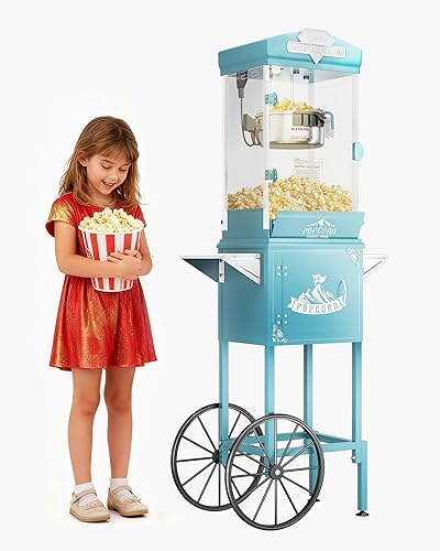 Miniatura 10 de Máquina de palomitas de maíz de 12 onzas, máquina comercial para hacer maíz, máquina de palomitas de maíz para encimera con control de 3 Negro,Negro