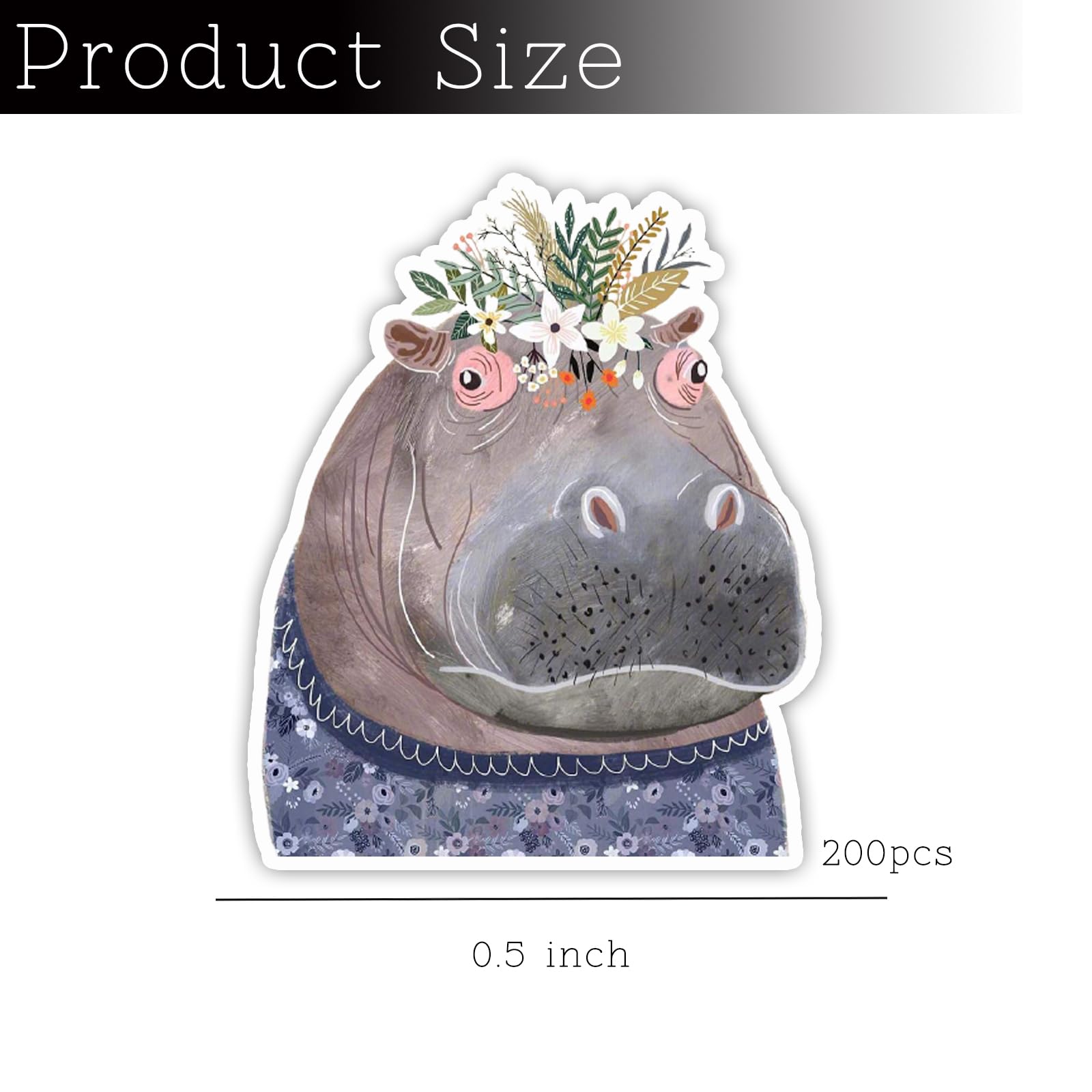 Hippo Stickers Balloons Stickers 1in For Scrapbooking, Arts, Craft, Kids...  Hippo Calendar