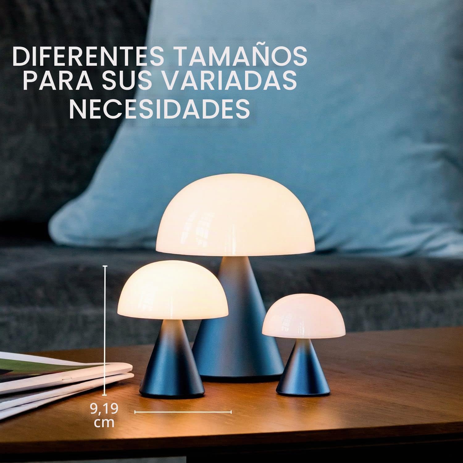 Lexon - Lámpara LED portátil mediana recargable MINA M (rojo fundido)
