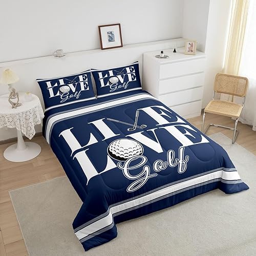 Miniatura 10 de Feelyou Juego de edredón con temática deportiva, juego de ropa de cama de pelota azul 3D, juego de ropa de cama de béisbol, fútbol, baloncesto, para