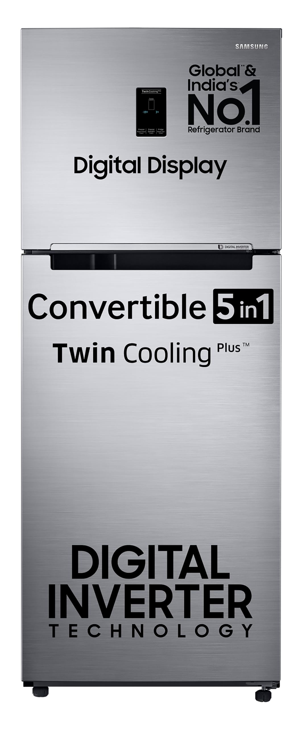 Samsung 363 L, 2 Star, Convertible 5-in-1 Digital Inverter with Display Frost Free Double Door Refrigerator (RT39C5532S8/HL, Silver, Elegant Inox, 2024 Model) (B0BR3XL2VX) Amazon Price History, Amazon Price Tracker