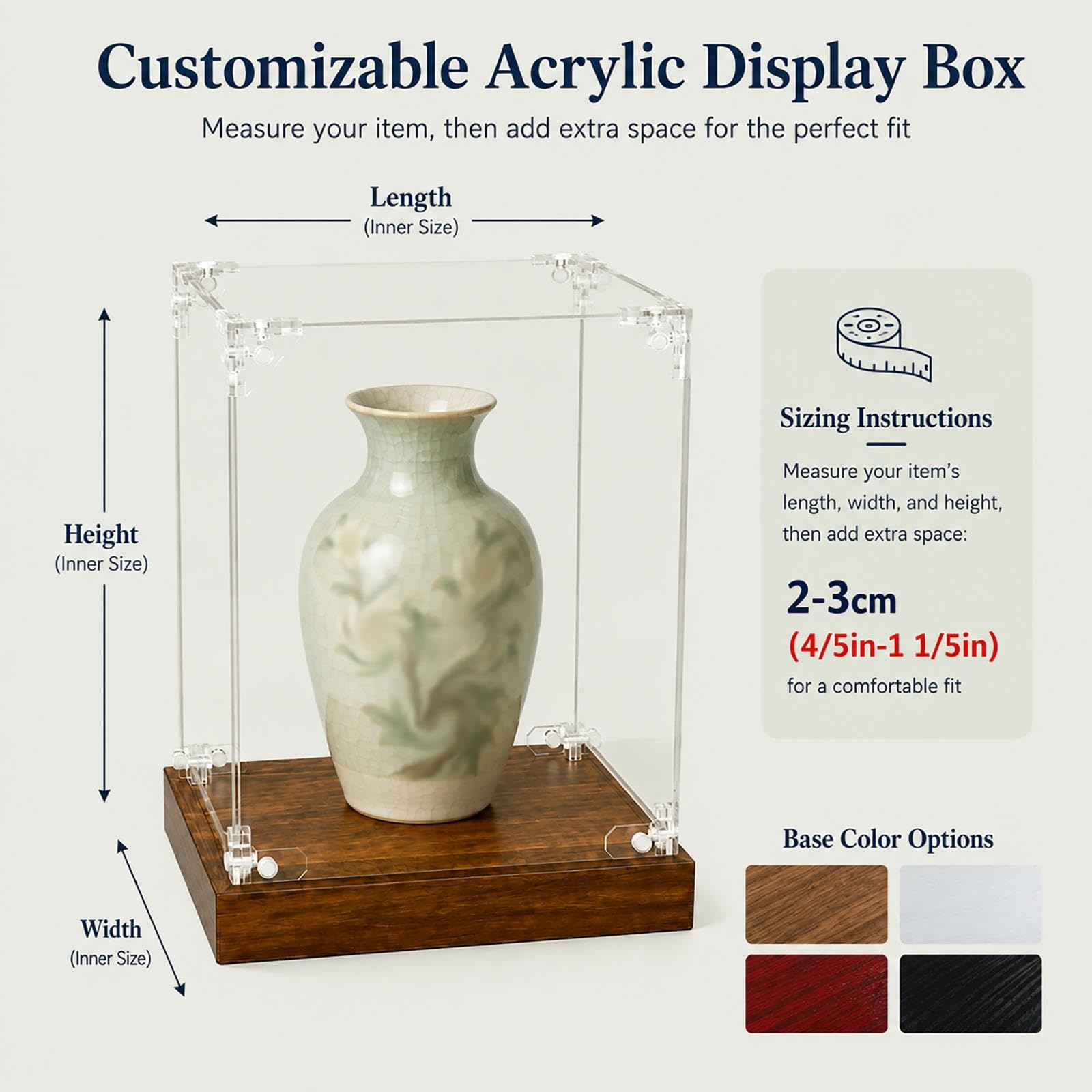 Vetrina Espositiva Teca In Acrilico/ Box In Plastica / Per Action Figure