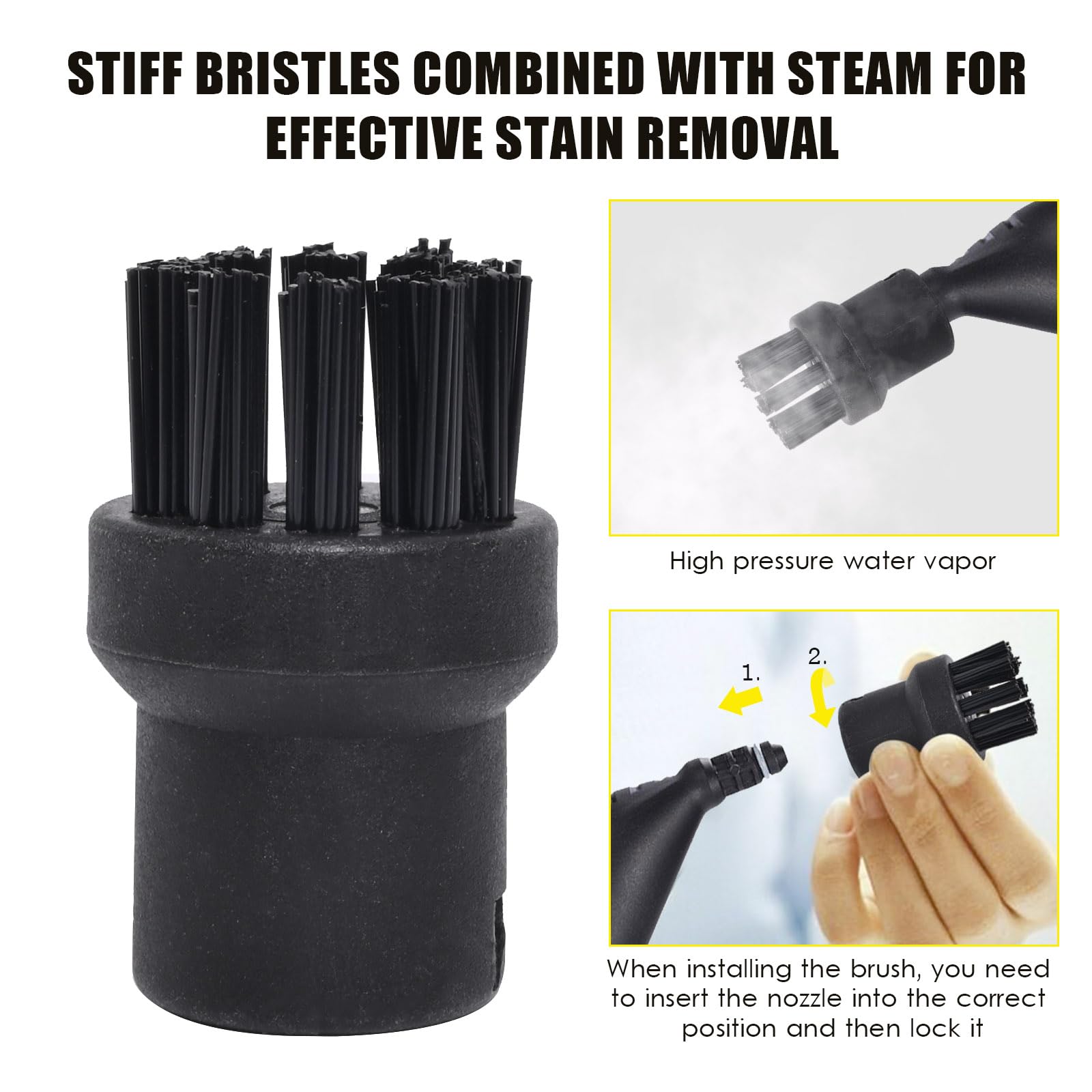 Behogan Lot De 10 Accessoires Pour Nettoyeur Vapeur Kärcher SC1 SC2 SC3