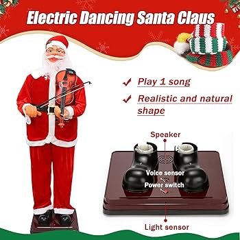 Amazon.co.jp: DHYBDZ 71インチ アニメダンシングサンタ、電動