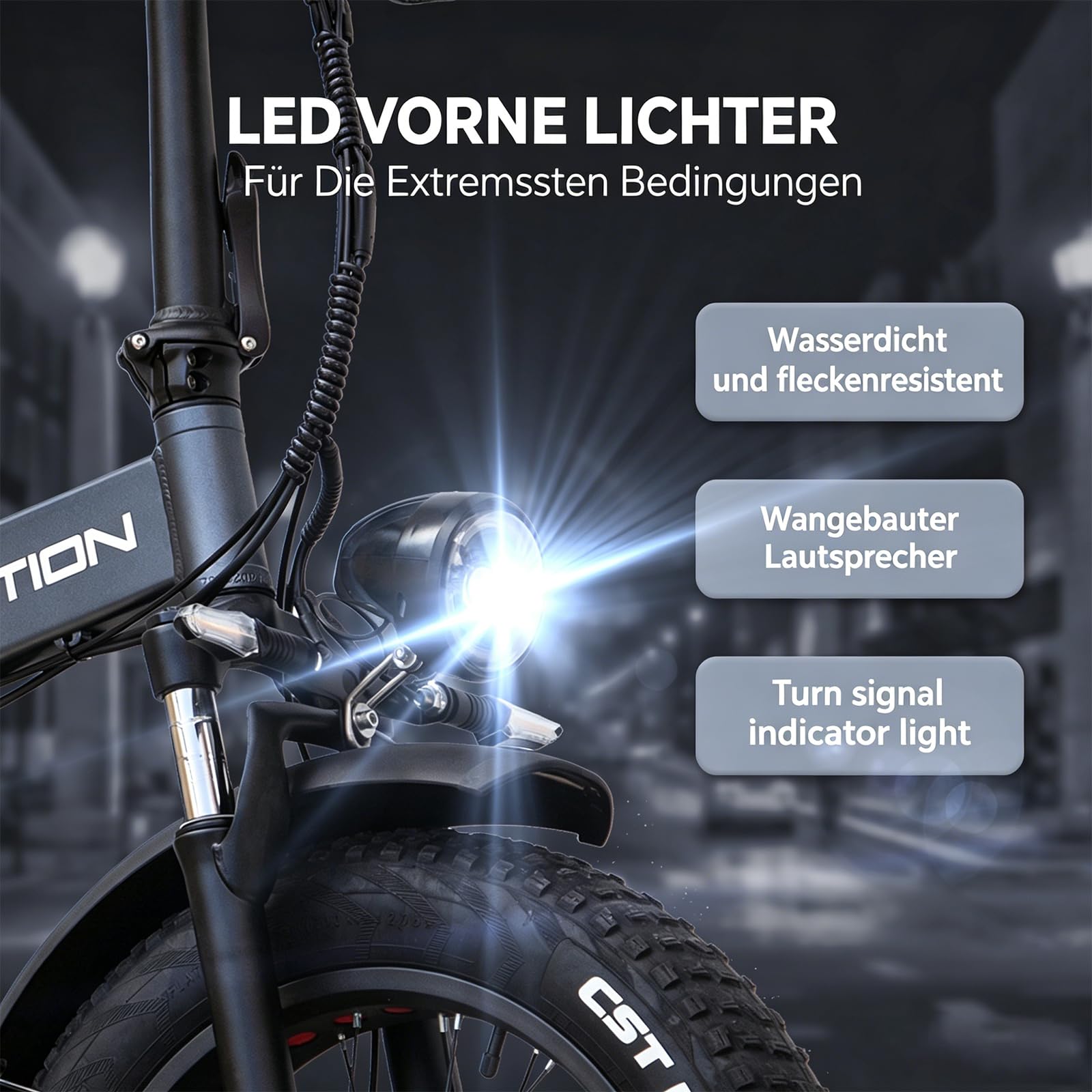 Bicicleta eléctrica plegable ligera de 20 pulgadas, batería extraíble de 48 V, 20 Ah, 15 Ah, 25 km/h, 250 W, 100 NM, alcance de 100 – 130 km, Shimano7Gang (gris, 48 V15 AH)