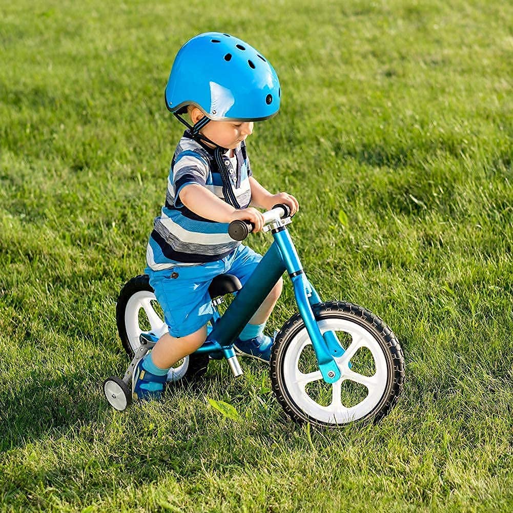 Roues D'apprentissage Vélo Enfant – Acier Caoutchouc – Compatibles Roues 18 à 22 Pouces