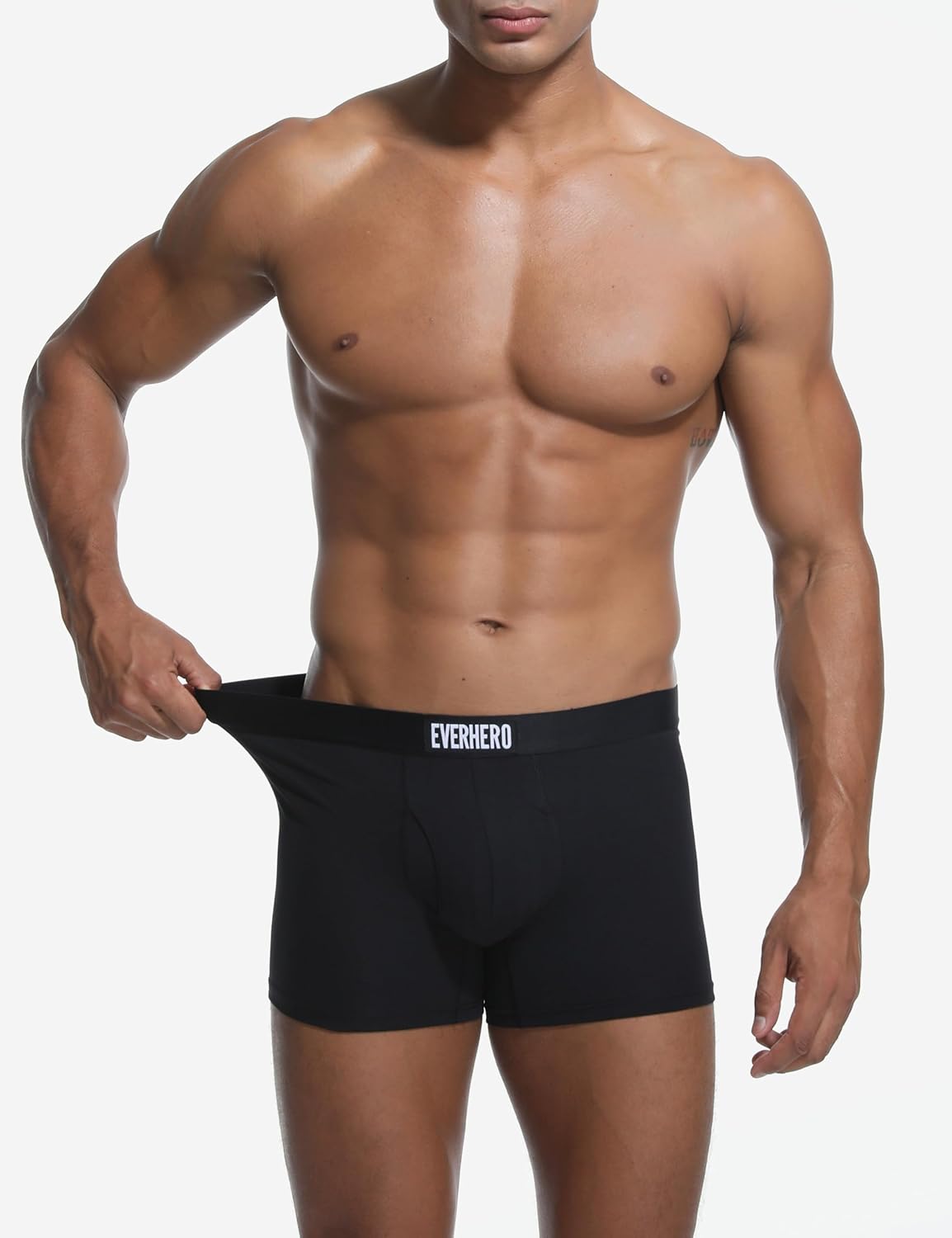 Men's Underwear Boxer Briefs Ultra Comfort Cotton Underwear Moisture-Wicking Breathable Boxers for Men 2-4Pack - Image 4