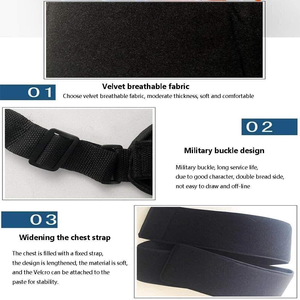 Inmovilizador de Hombro con Cabestrillo de Brazo Ajustable, inmovilizadores de Soporte de Hombro Izquierdo o Derecho para Huesos fracturados Rotos, dislocación, esguinces