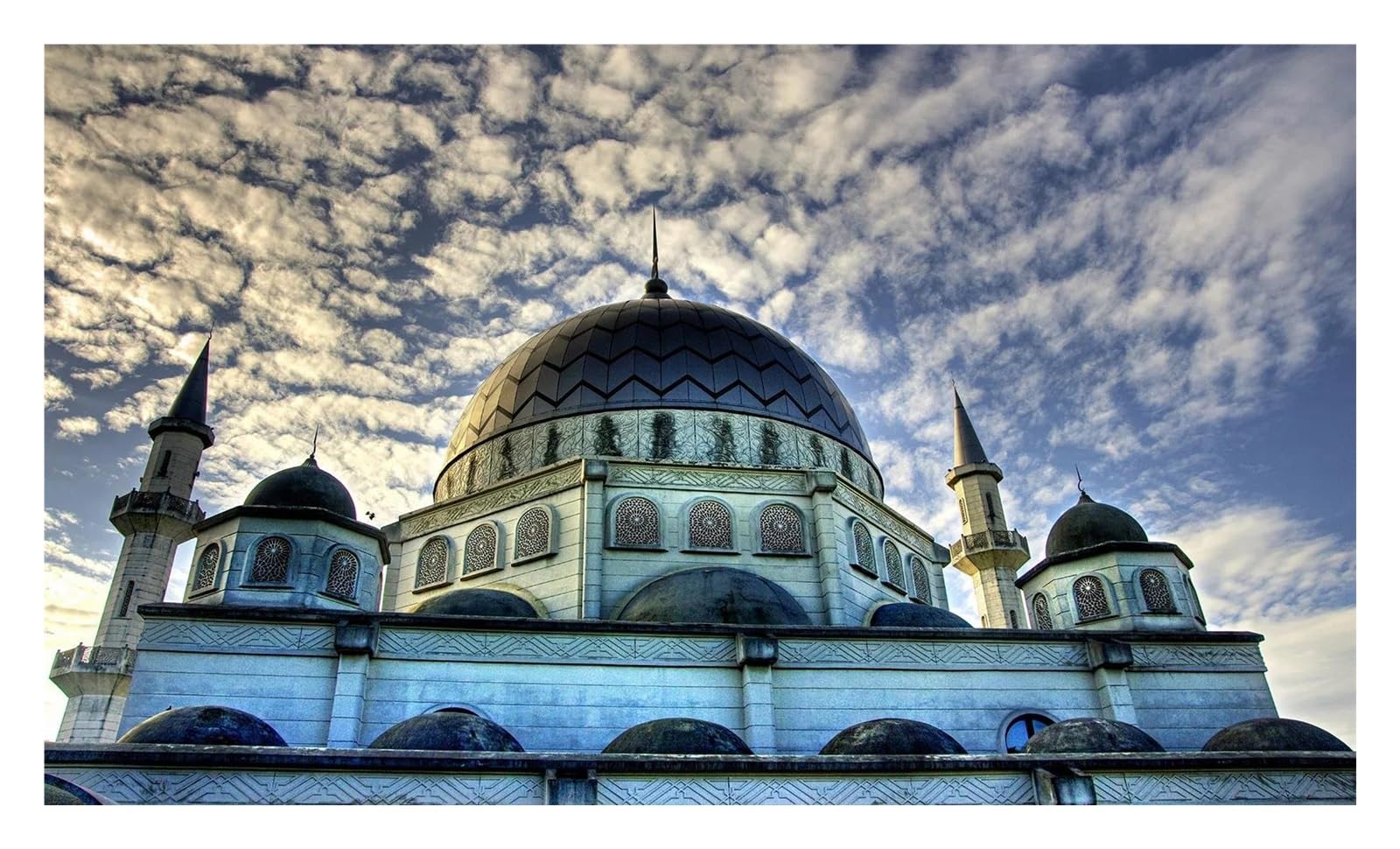 Affiche toile Kaaba 30x40cm décoration salon sans cadre à personnaliser