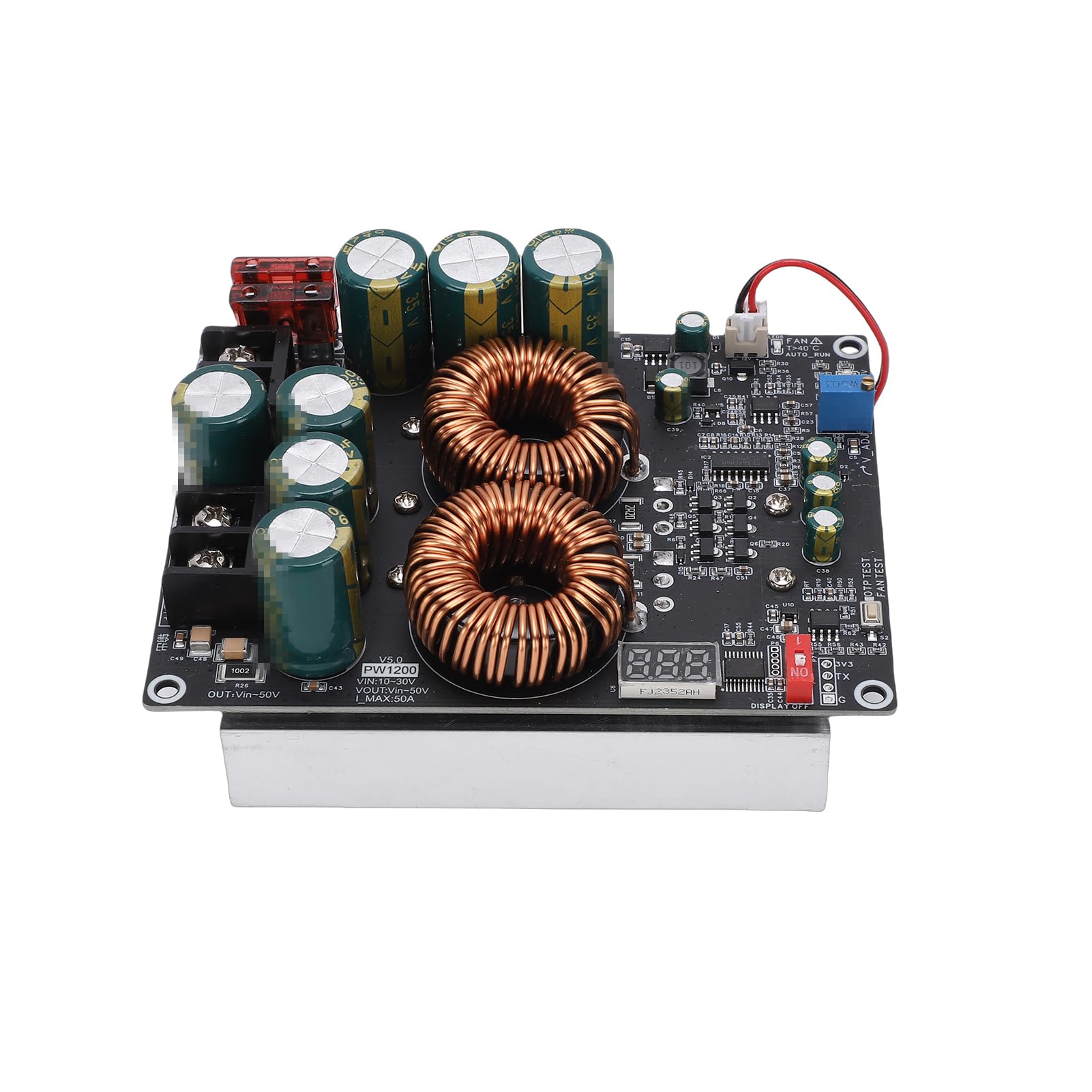 Módulo de Refuerzo de Alta Potencia 1200W Salida Ajustable