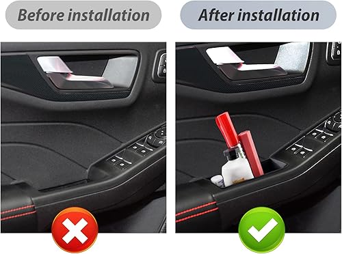 Miniatura 3 de SKTU 2020 2021 2022 Escape Car Puerta lateral Asa de agarre Accesorios de bolsillo Reposabrazos Caja organizadora de almacenamiento 2020 2021 2022