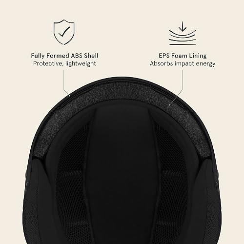 Miniatura 2 de Retrospec Comstock - Casco de esquí  Casco de snowboard para adultos y jóvenes  Casco de nieve de ajuste ajustable con carcasa protectora y