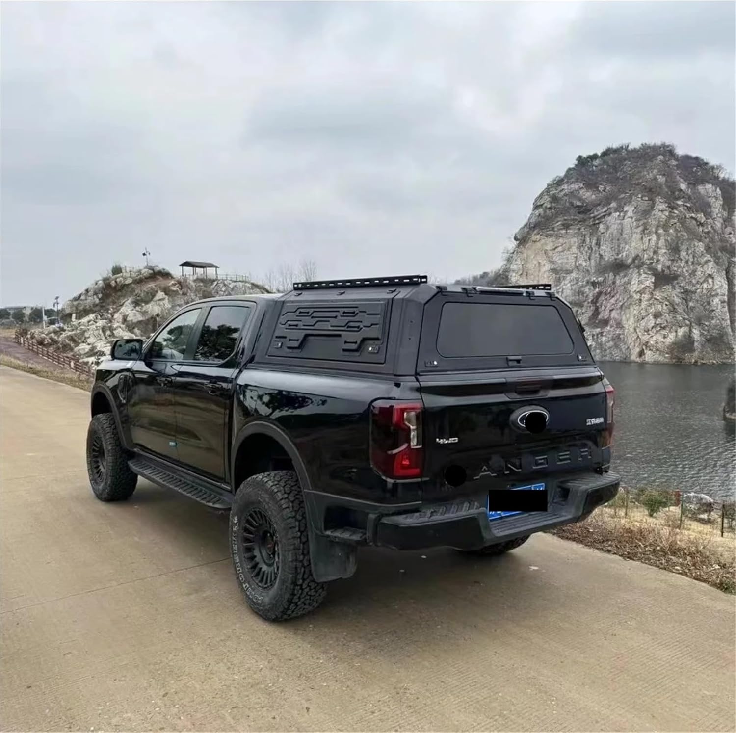 Pickup Truck Steel Hard Top Bed Cover Camper Aluminum Canopy Compatible for Ford F150 Canopy Wildtrak 2023