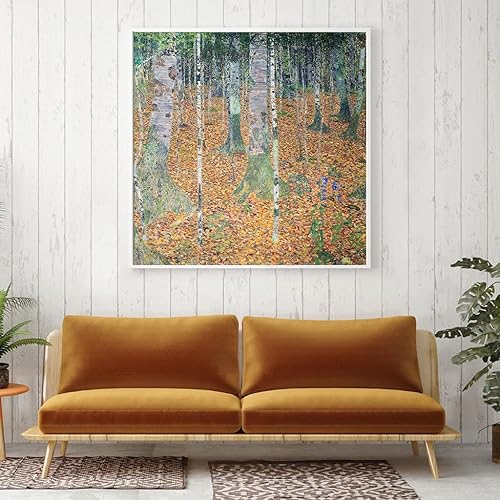 Miniatura 2 de McGaw Graphics Birch Forest 1903, Gustav Klimt, póster de impresión artística, tamaño de papel de 14 x 11 pulgadas, tamaño de imagen de 10 x 10