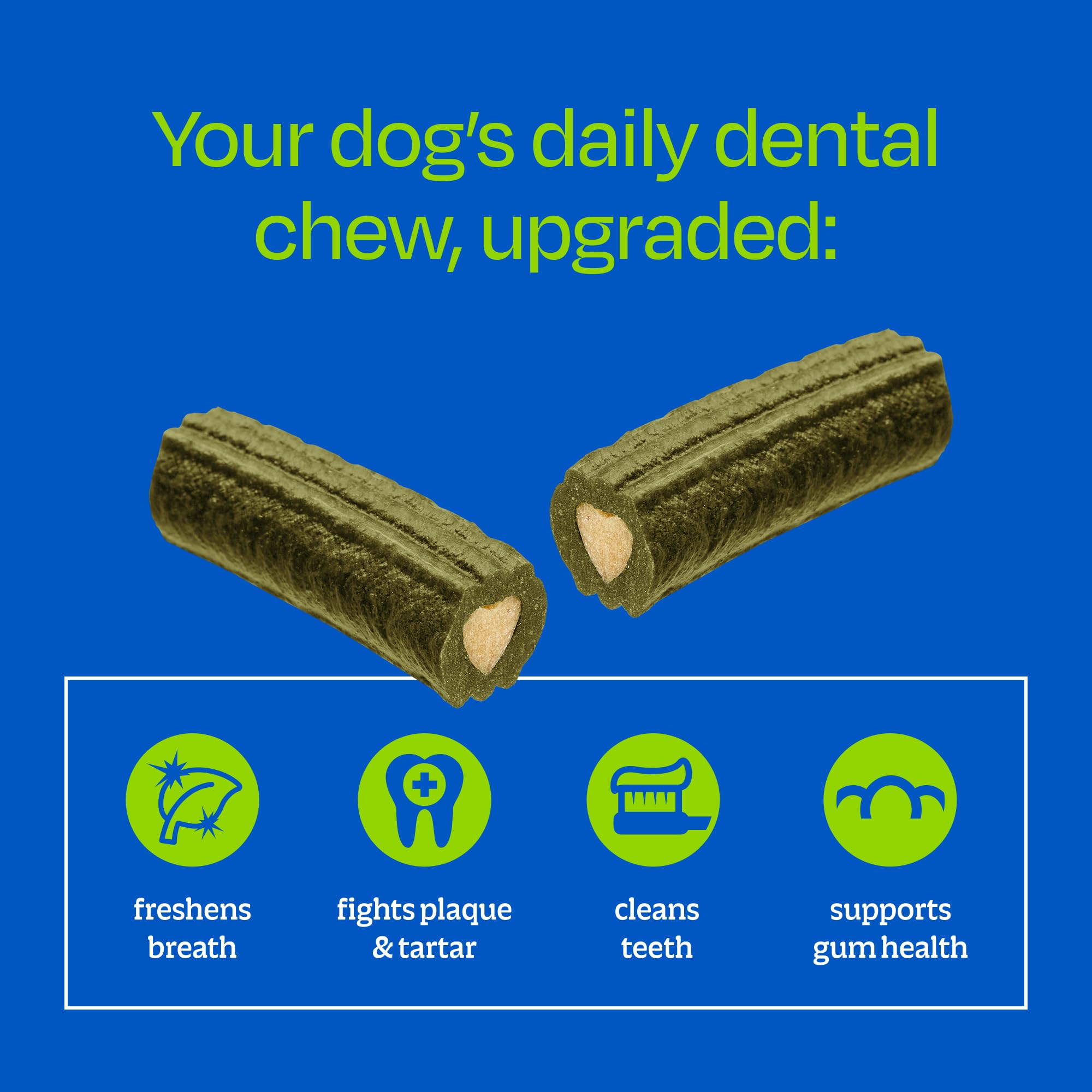 Ark Naturals Breathless Chewable Brushless Toothpaste for Medium-Large Dogs 18z