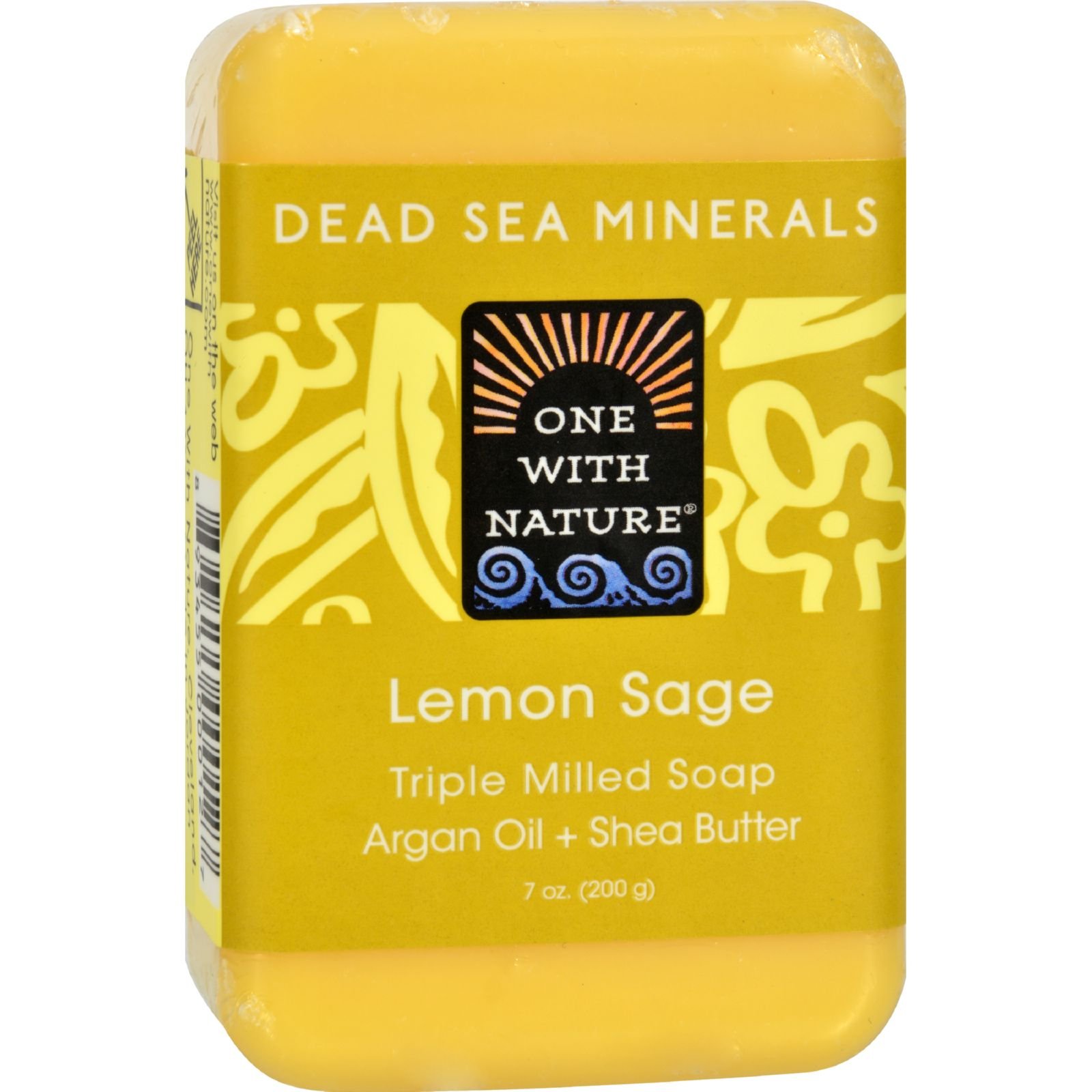 One With NatureDead SEA BAR SOAP,LMN SAG 7 OZ EA 1