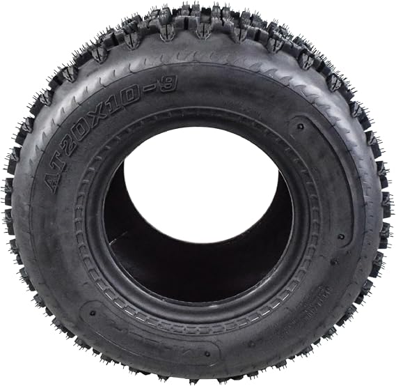 MASSFX 20x10-9 Rear ATV Tire 4-Ply Chevron Tread 2-Pack 20x10x9 Sport