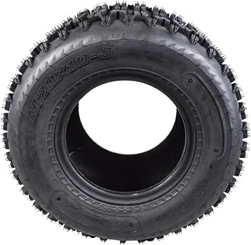MASSFX 20x10-9 Rear ATV Tire 4-Ply Chevron Tread 2-Pack 20x10x9 Sport