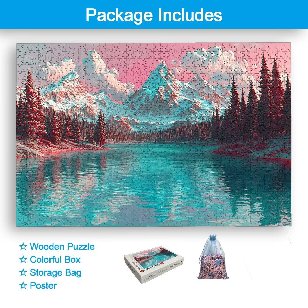 Puzzle Lago, Puzzle 3000 Piezas para Adultos, Regalo Mujer/Hombre -2215