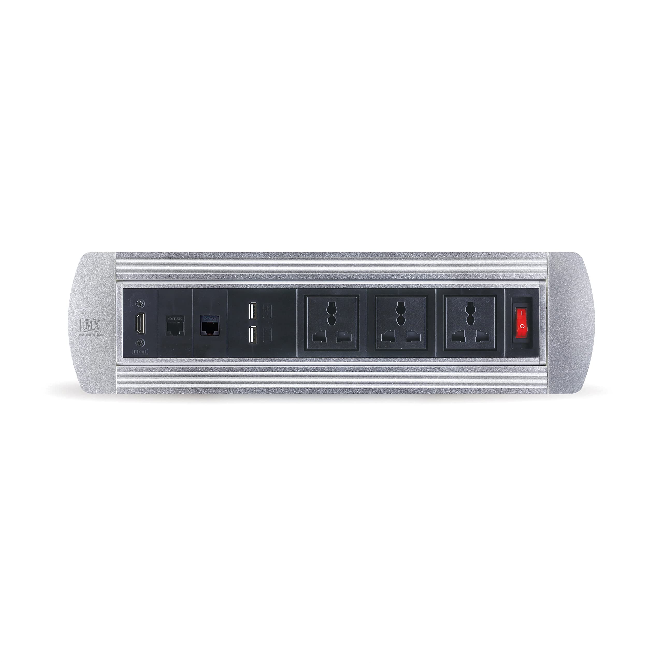 MX Manual Pop Up Box/Cable Cubby with Universal Socket/USB/Hdmi/CAT(MX7001A)