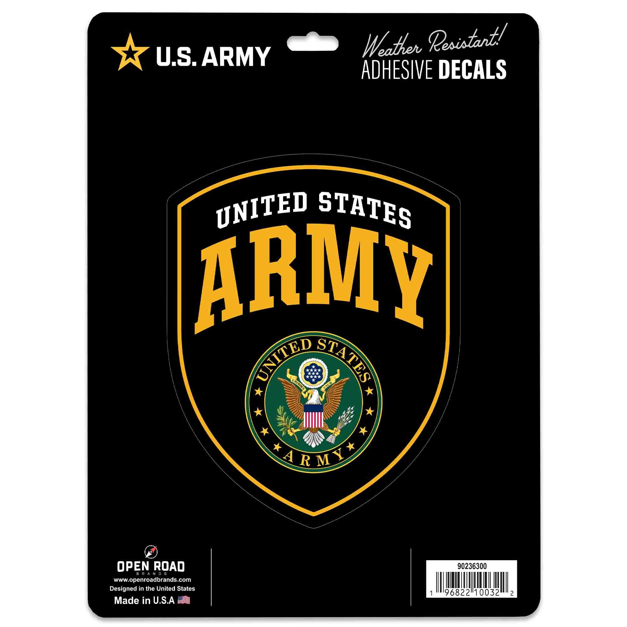 U.S. Army Shield Adhesive Vinyl Decal
