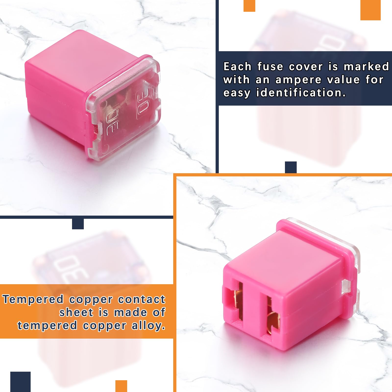 fua accessery door（M）サーモンピンク Amazon.com: Moukeren 20 Pcs 608830 Micro Cartridge Fuses, 30 Amp