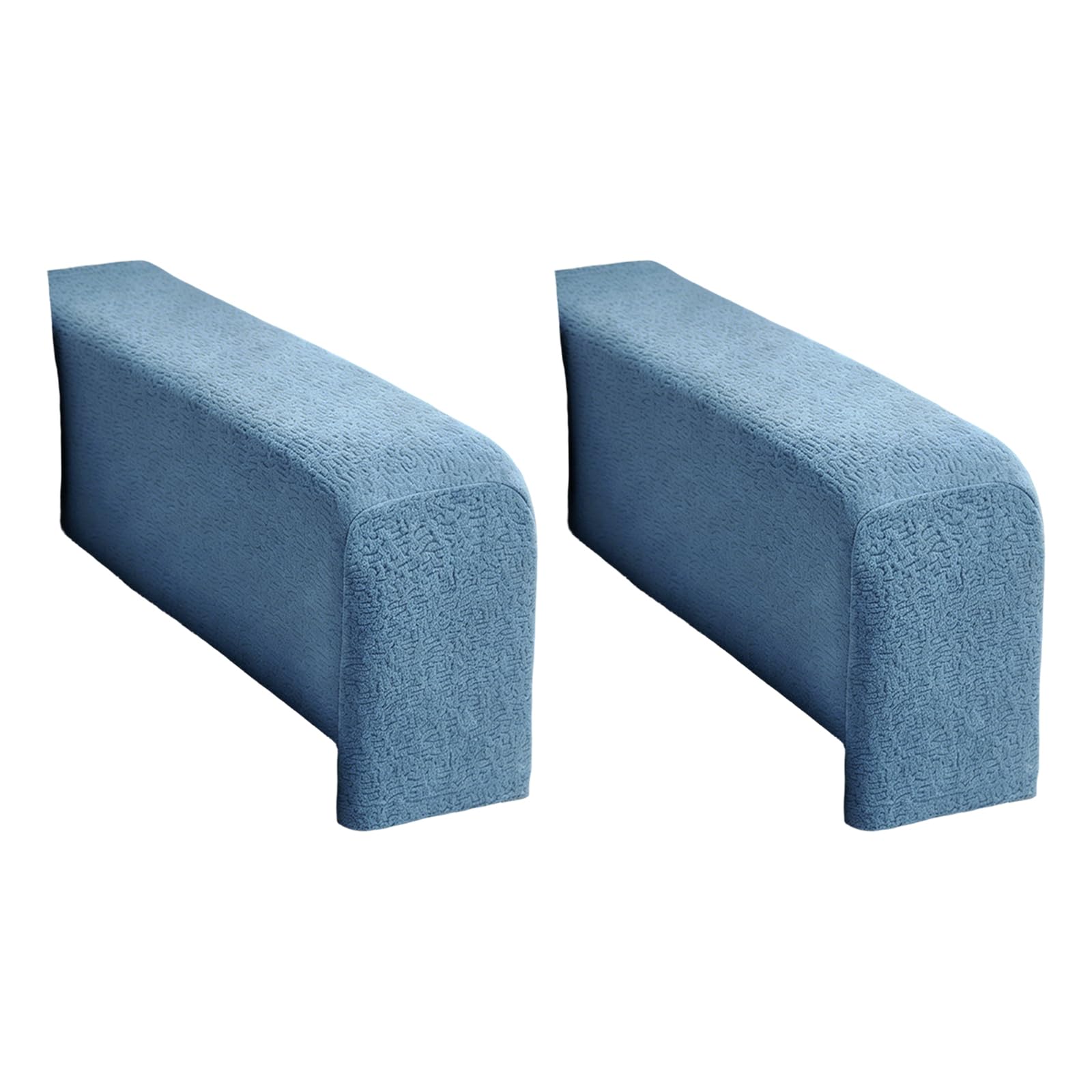 Tsophreniq Matching Pair of Modern Sofa Arm Covers Wrinkled Resistant Textured Fabric Armrest Slipcovers for Recliner/Sectional Nonslip Couch Arm Protectors