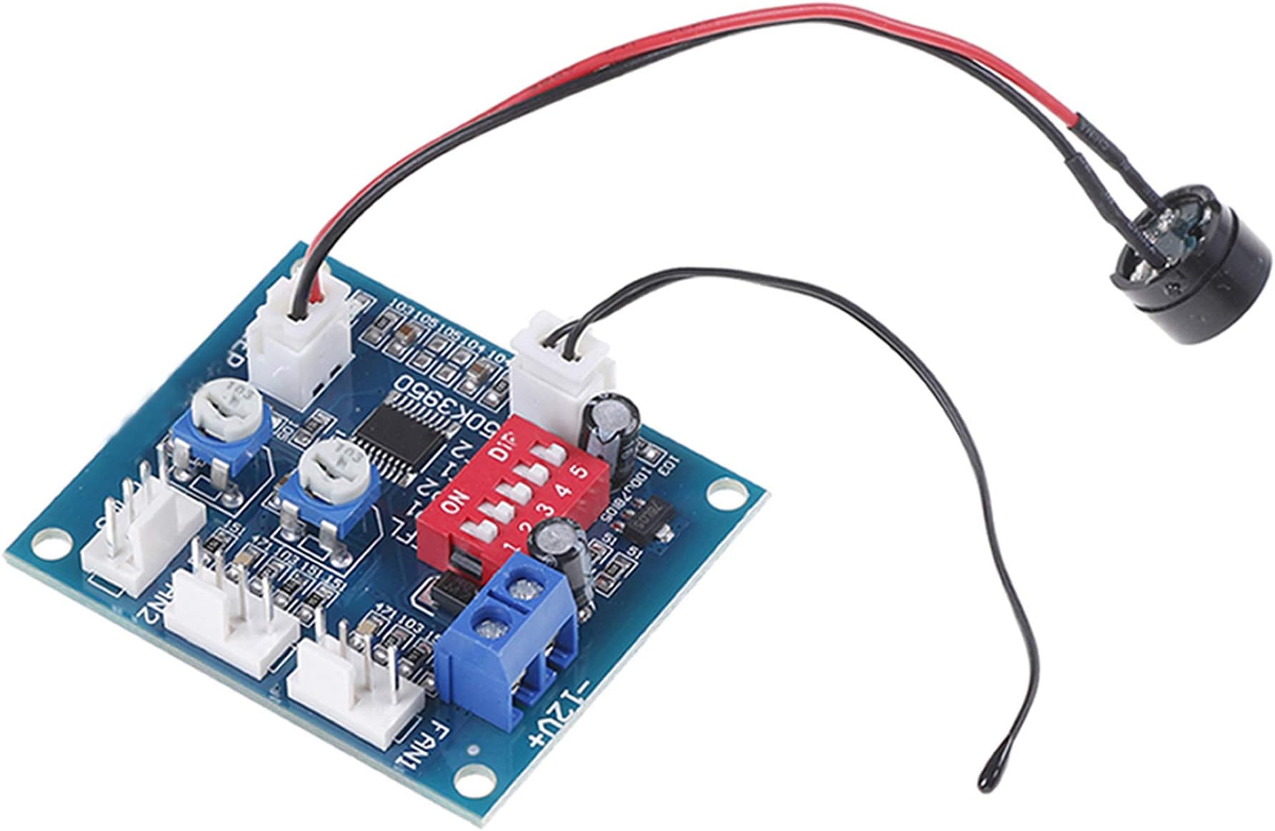 DC 12V PWM PC CPU Fan Temperature Control Speed Controller CPU Alarm Module