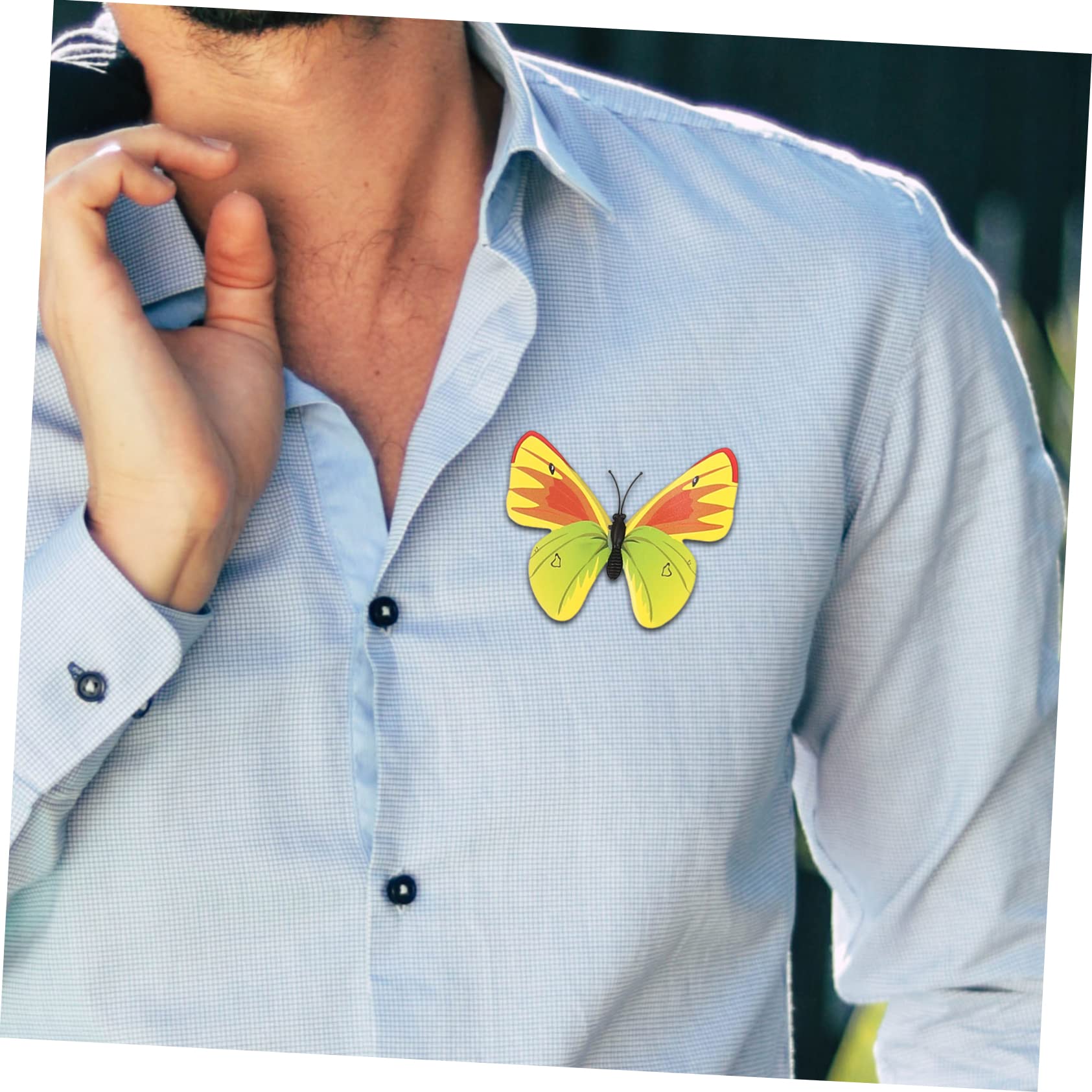 Pin Decorativo de Mariposas Pvc 100piezas para Mochilas y Sombreros | Diseño Delicado y Variedad de Estilos, Fácil de Llevar y Guardar, Adecuado para Decorar Accesorios