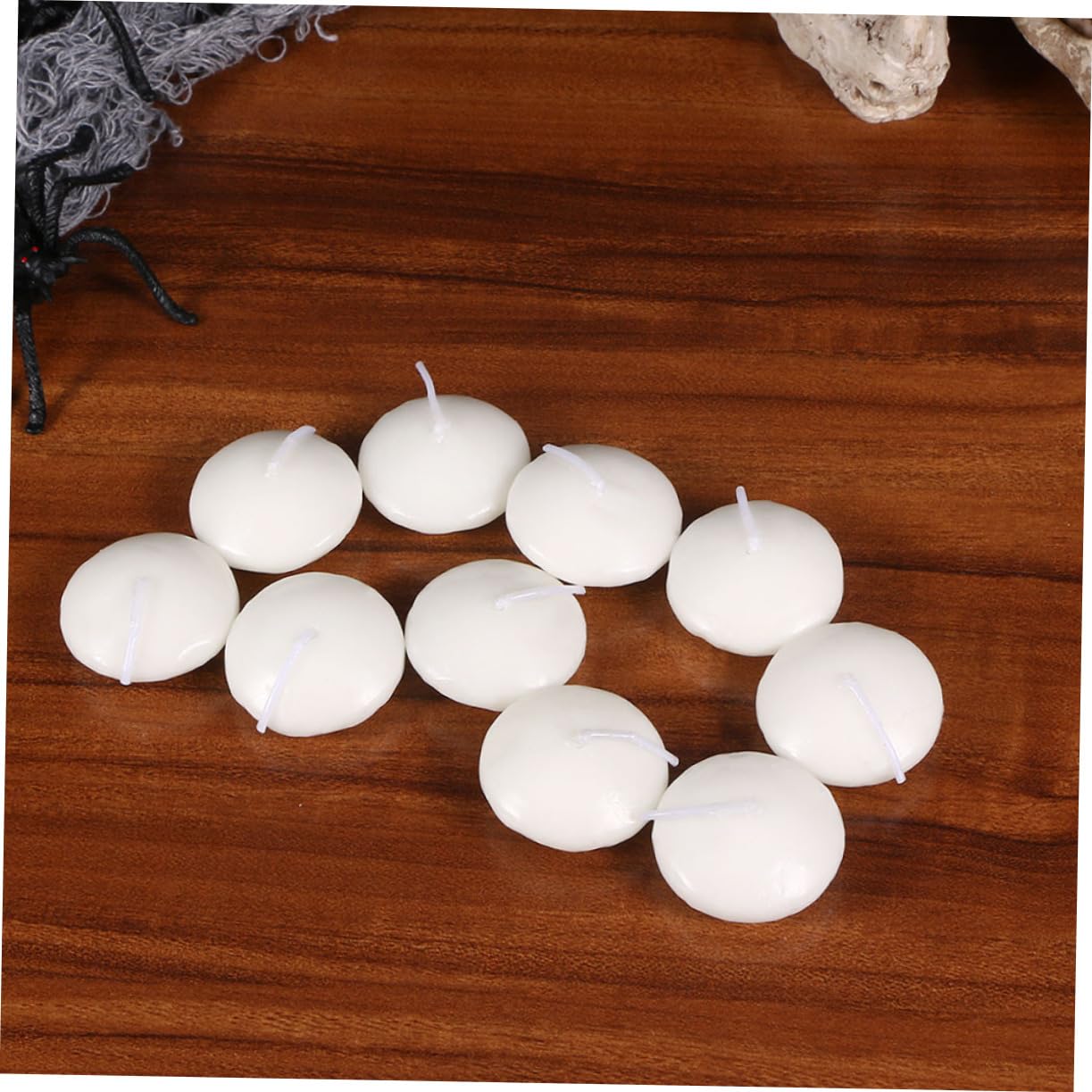 Mobestech 100 Piezas Velas Flotantes Esféricas para Bodas Velas Decorativas para Fiestas para Agua Grandes y Hermosas Piscinas o Eventos