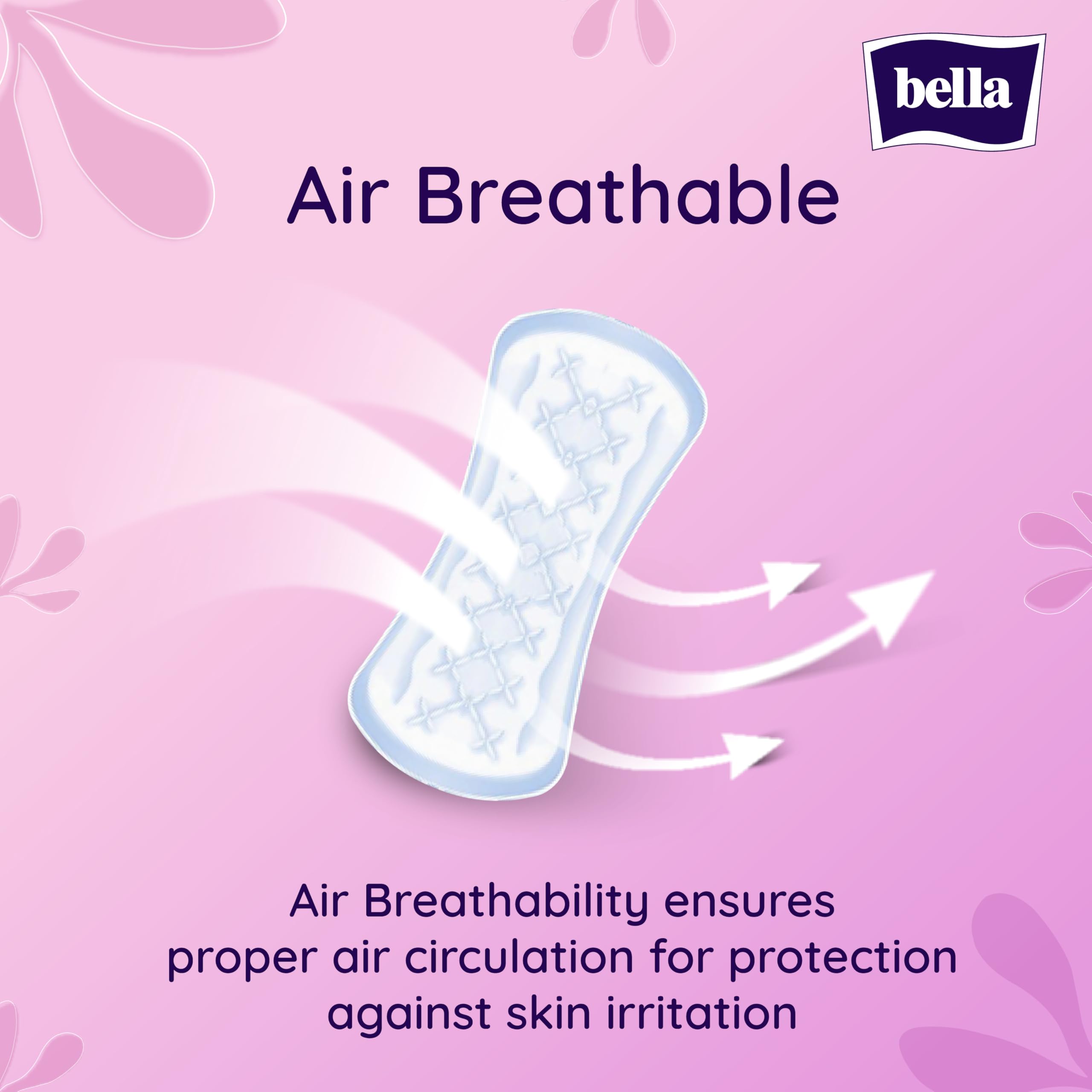 Bella Panty Softi Panty Liners For Women Daily Use, Breathable Pantyliner Perfect For White Discharge And Light Spotting, 151 Mm Long With Anatomical Shape And Extra Soft Cover (Pack Of 60) - Image 2 thumbnail
