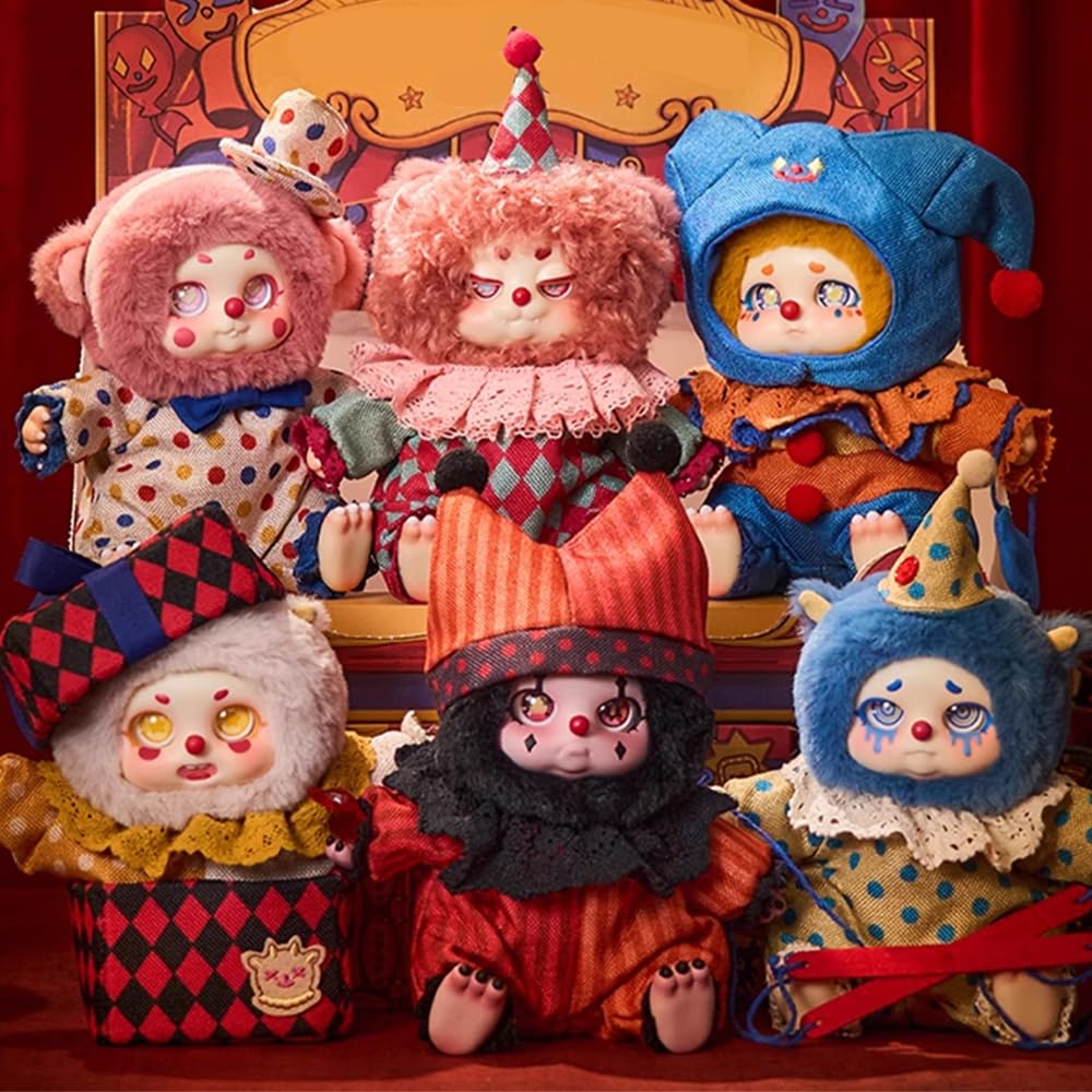 Amazon.co.jp: niannyyhouse ぬいぐるみ ブラインドボックス サーカス
