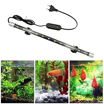 VISUAL ARREST ? Submersible Waterproof Aquarium Fish Tank LED Light Bar (Multicolor, WRGB, 4W)