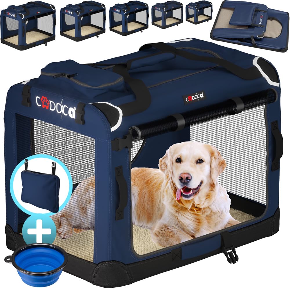 Dimensions 82x59x59cm Cage De Transport CADOCA XL Pour Chien Et