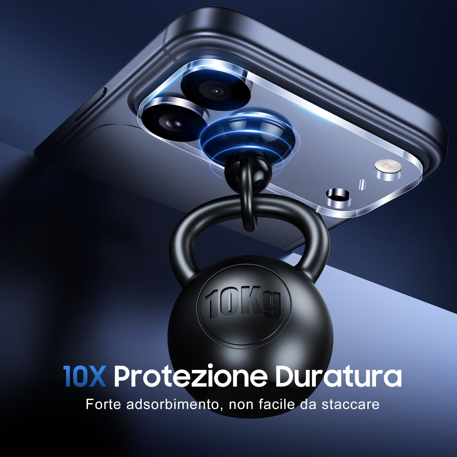 UniqueMe per iPhone 17 Pro Max Pellicola Protezione Fotocamera - HD Schermo, la Fotografia con Flash non è Influenzata, Anti-graffio, Durezza 9H - 3 Pezzi