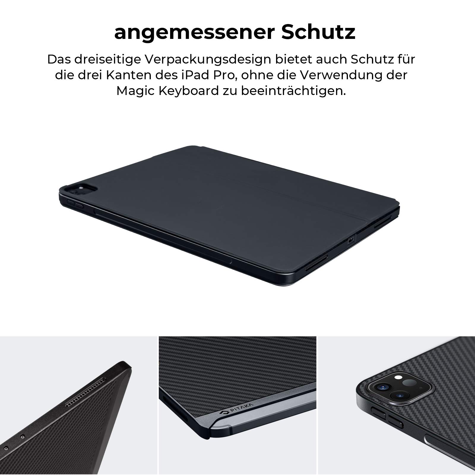 pitaka MagEZ Case for iPad Pro 2018/2020, iPad Pro Case Compatible