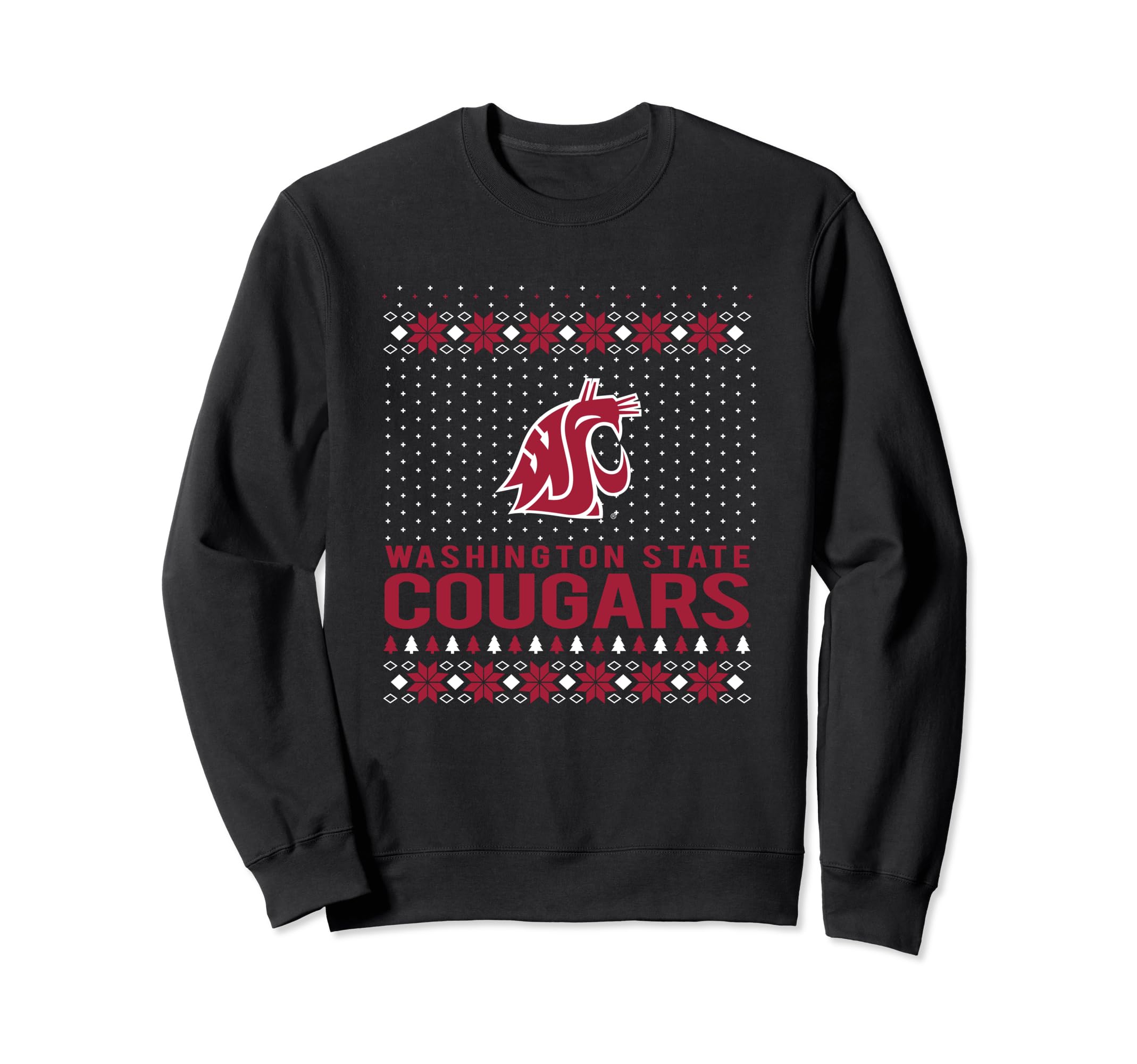 Washington State Cougars Christmas Sweater Flurry Sweatshirt