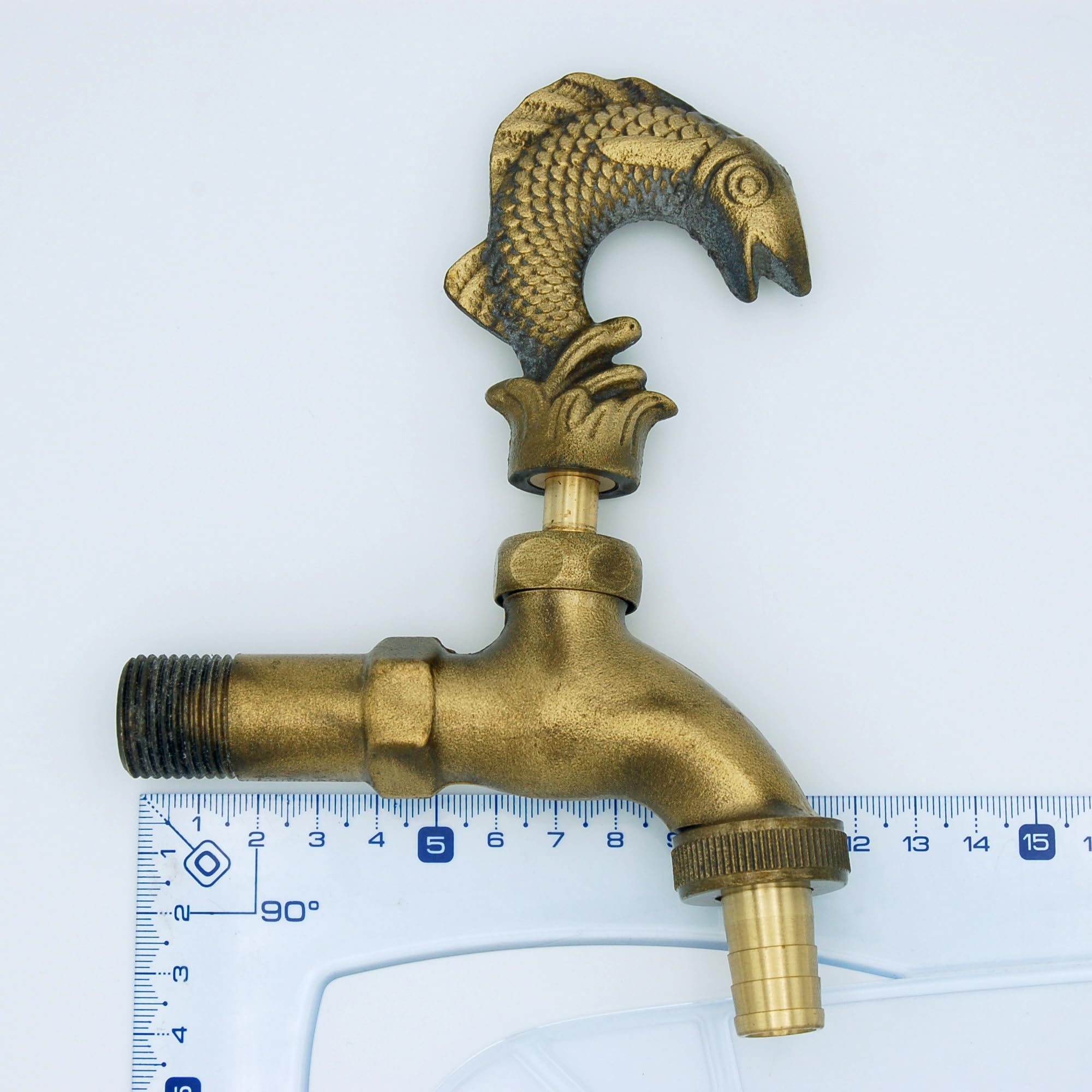 MONTSERRAT Rubinetto Giardino 1/2" Decorativo PEZ con Raccordo Tubo